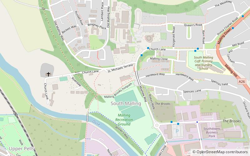 Malling House location map