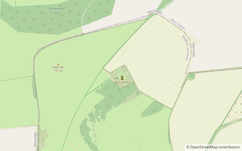 Chattri location map