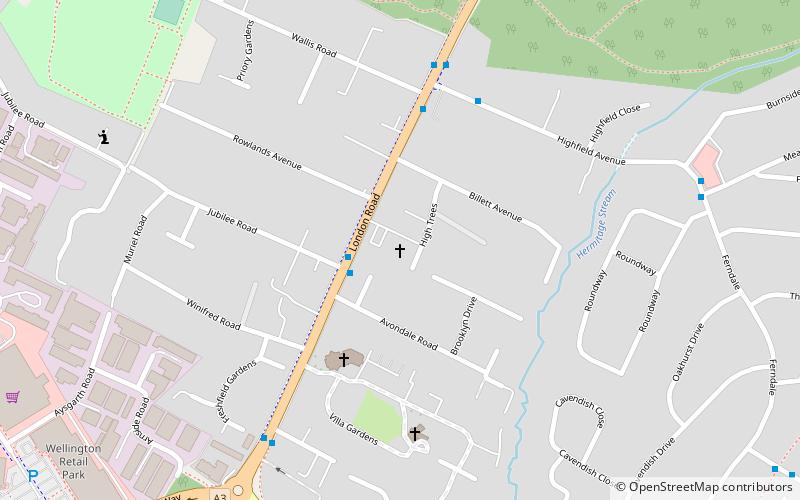 Waterlooville Baptist Church location map