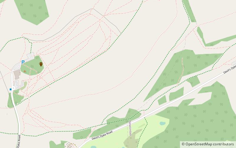 Devil's Dyke location map