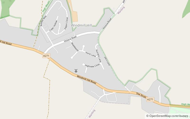 Windmill Hill Mill location map