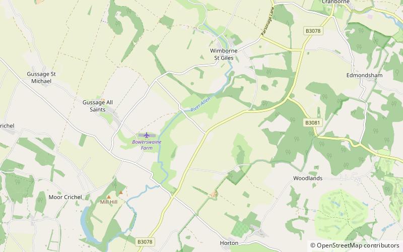 Knowlton Circles location map