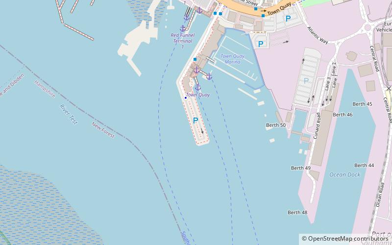 Town Quay location map