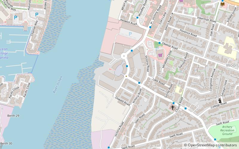 Centenary Quay location map