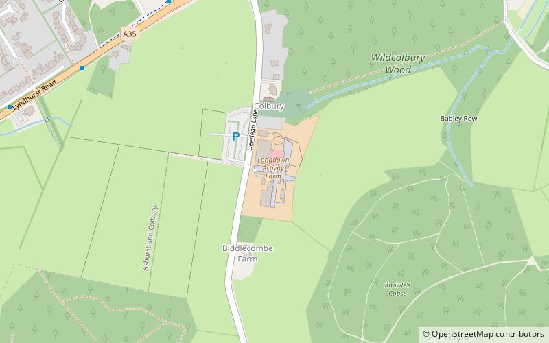longdown activity farm new forest location map