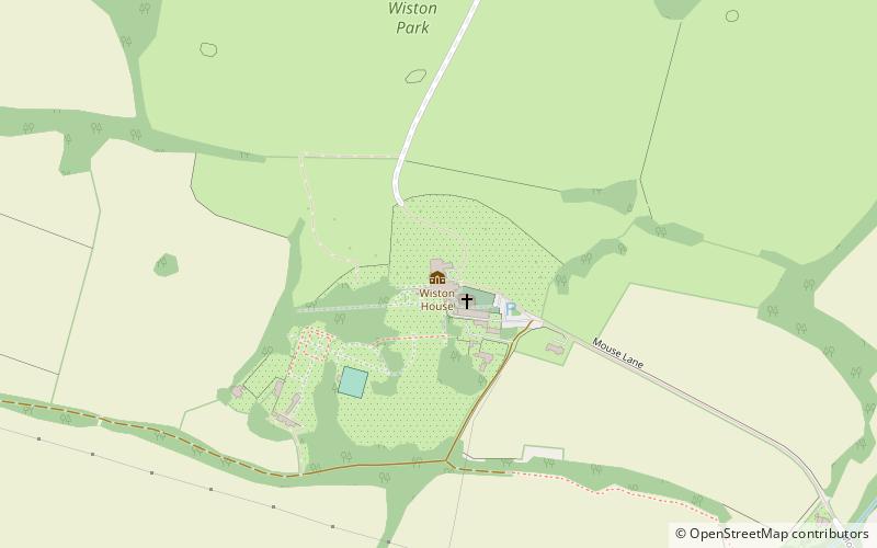 Wiston House location map