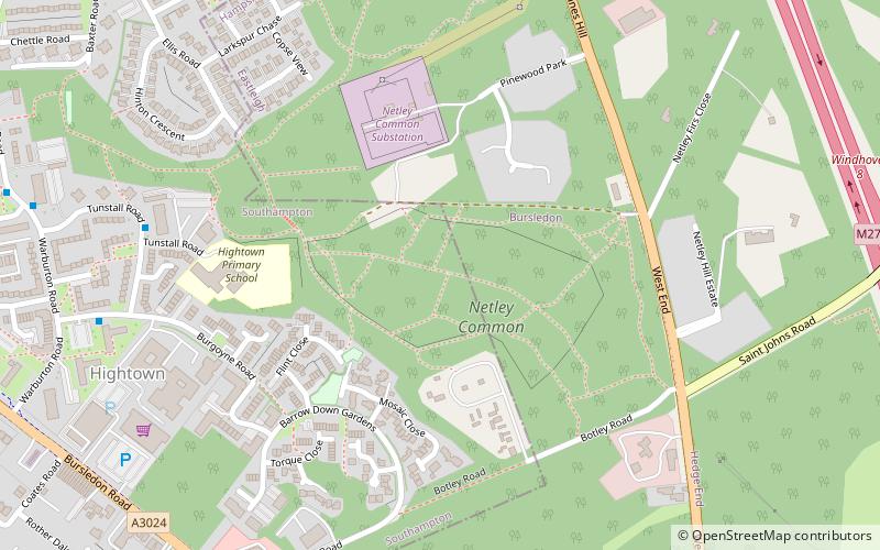 Netley Common location map