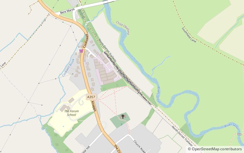 Shillingstone Railway Project location map