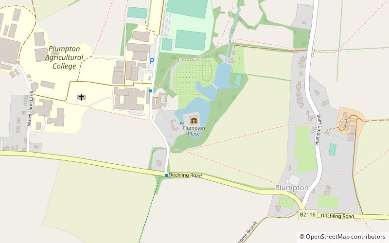 Plumpton Place location map