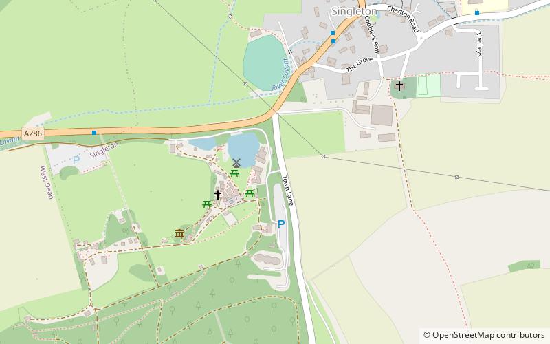 Weald and Downland Gridshell location map