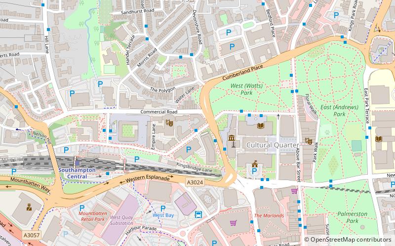 Mayflower Theatre location map