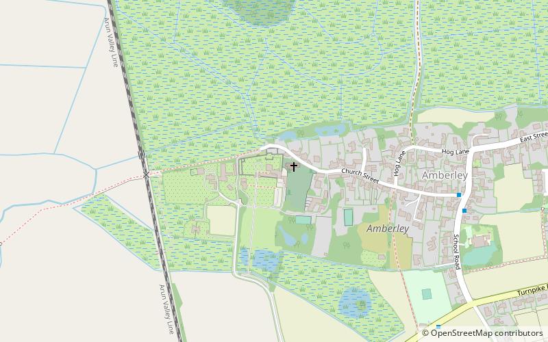 Amberley Castle location map
