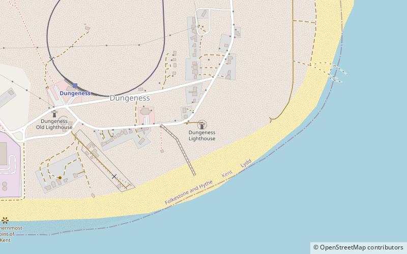 Phare de Dungeness location map
