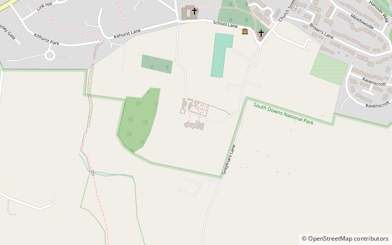 st josephs hall storrington location map