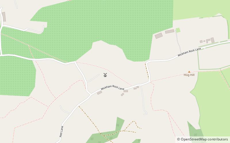 Hogg Hill Mill location map