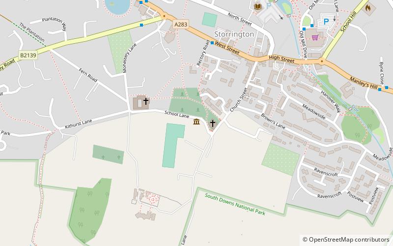 Abbaye de Storrington location map