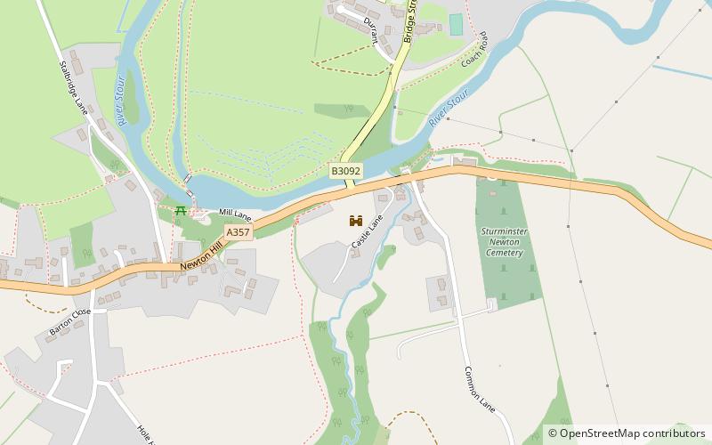 Sturminster Mill location map