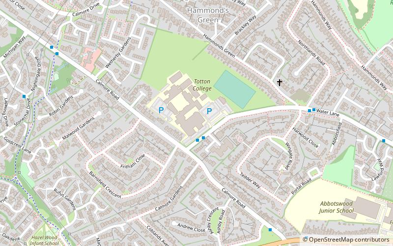 Totton College location map