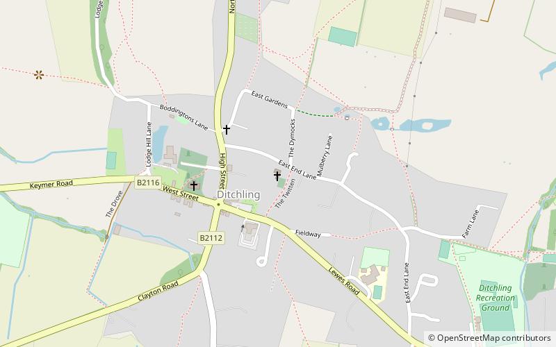Ditchling Unitarian Chapel location map