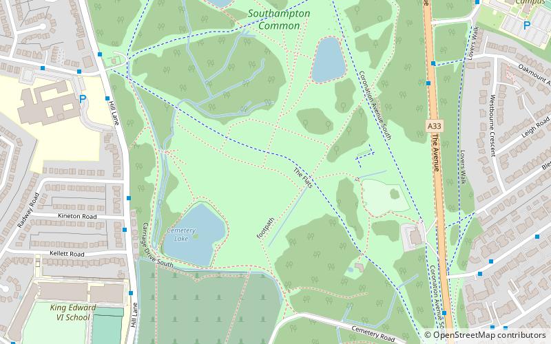 Southampton Common location map