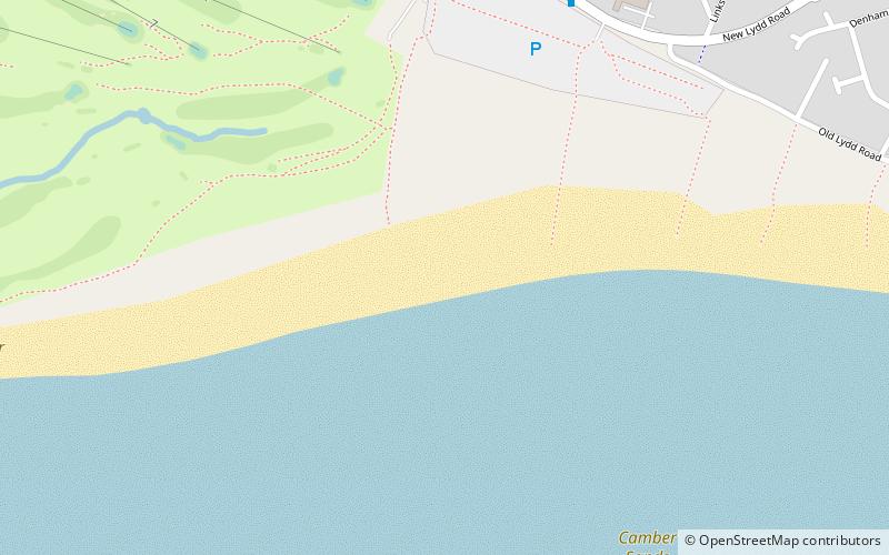 Camber Sands location map