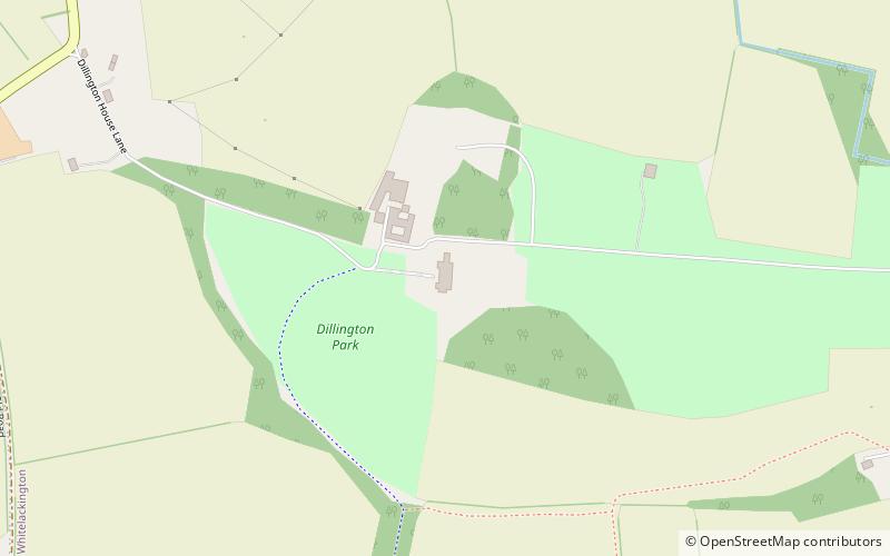 Dillington House location map