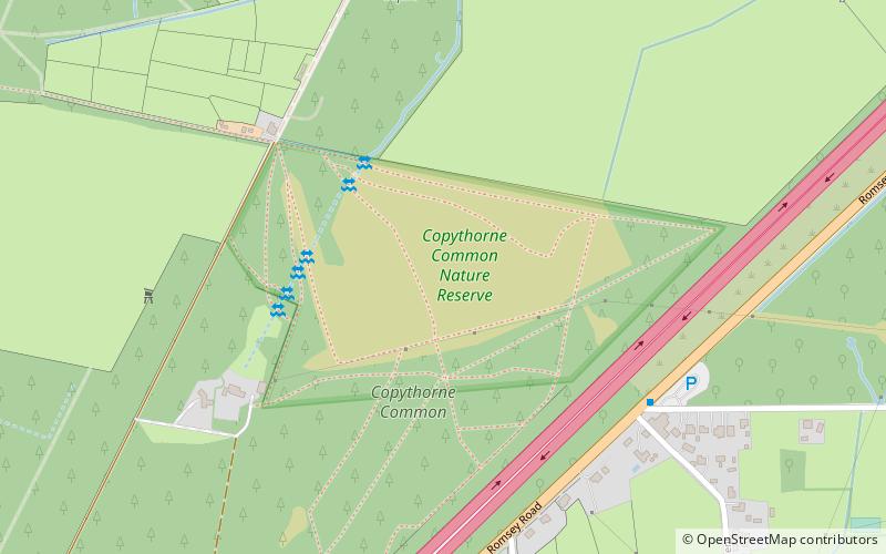 Copythorne Common location map