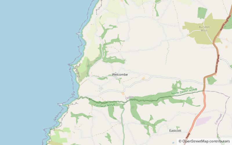 St Nectan's Church location map