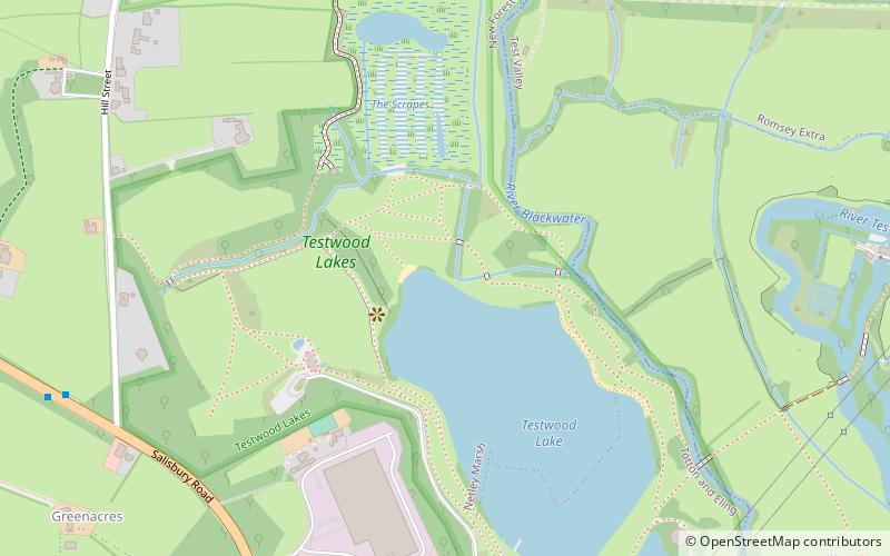 Testwood Lakes location map