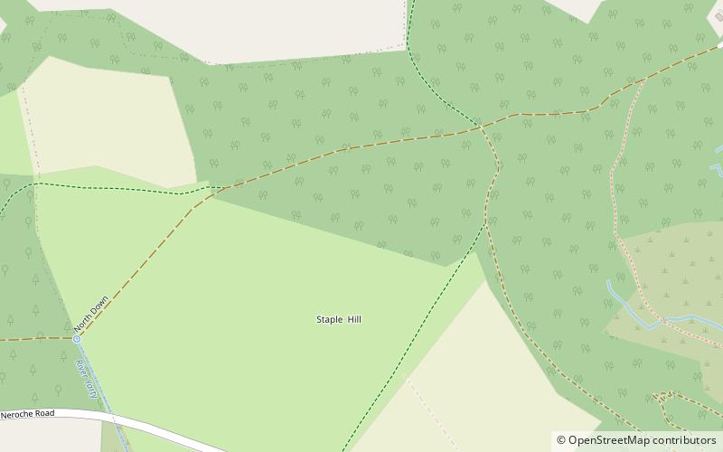 Staple Hill location map