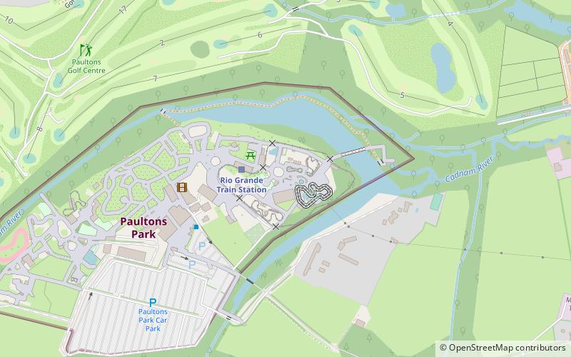 peppa pig world new forest location map