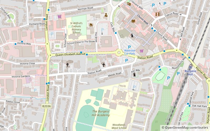 St Wilfrid's Church location map