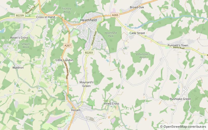 Sapperton Meadows location map