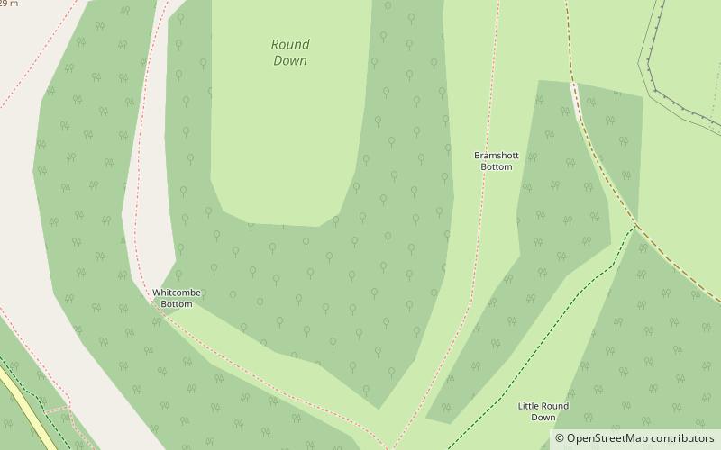 Harting Downs location map