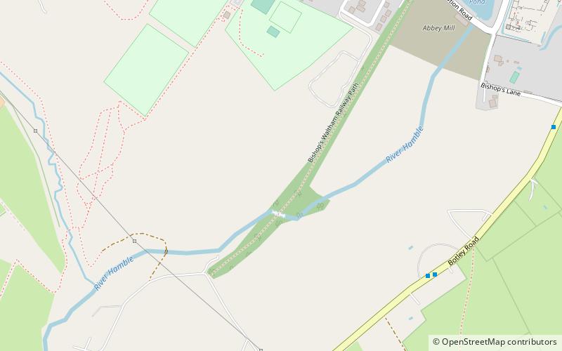 Bishops Waltham Branch LNR location map