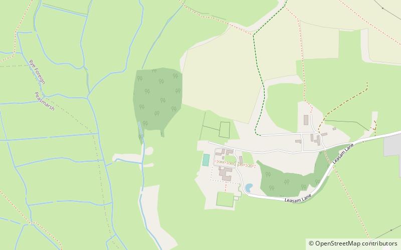 Leasam Heronry Wood location map