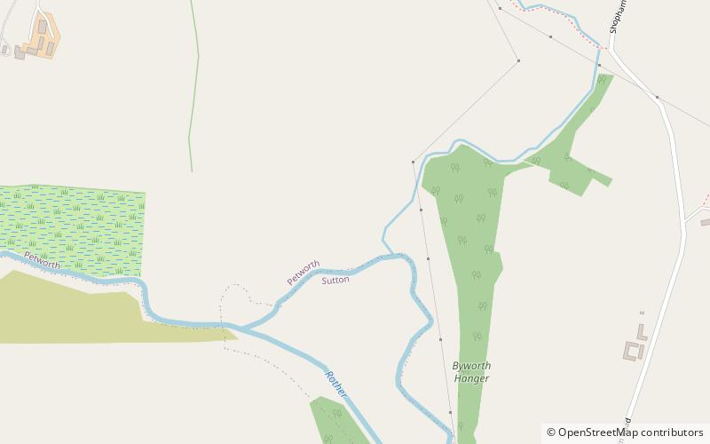 Petworth Canal location map
