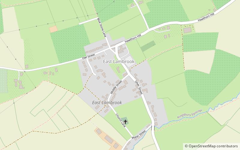 East Lambrook Manor location map