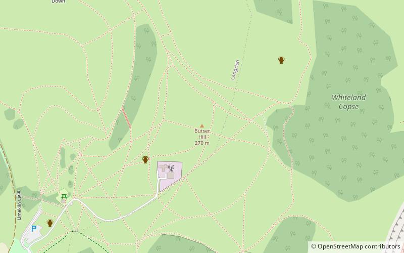 Butser Hill location map