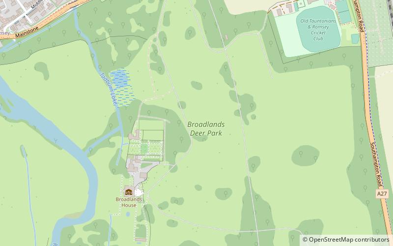Broadlands location map