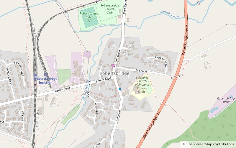Robertsbridge United Reformed Church location map