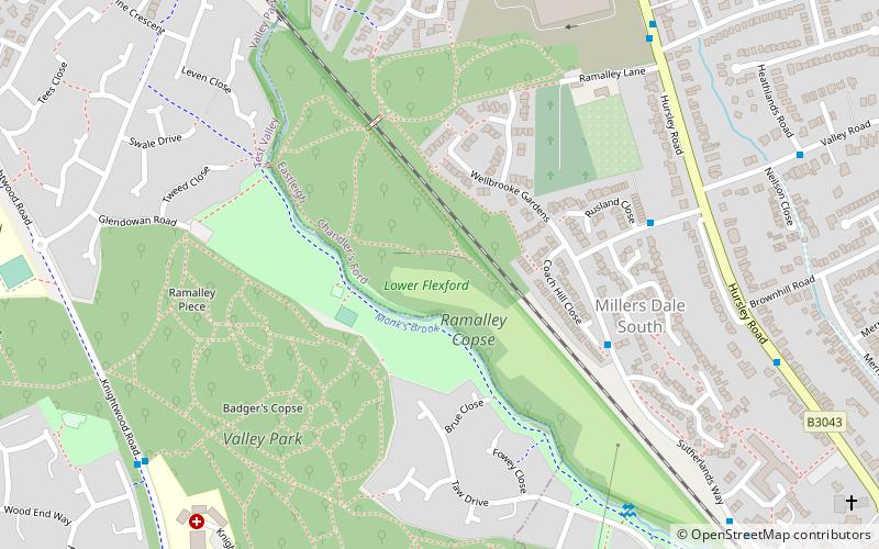 Flexford Nature Reserve location map