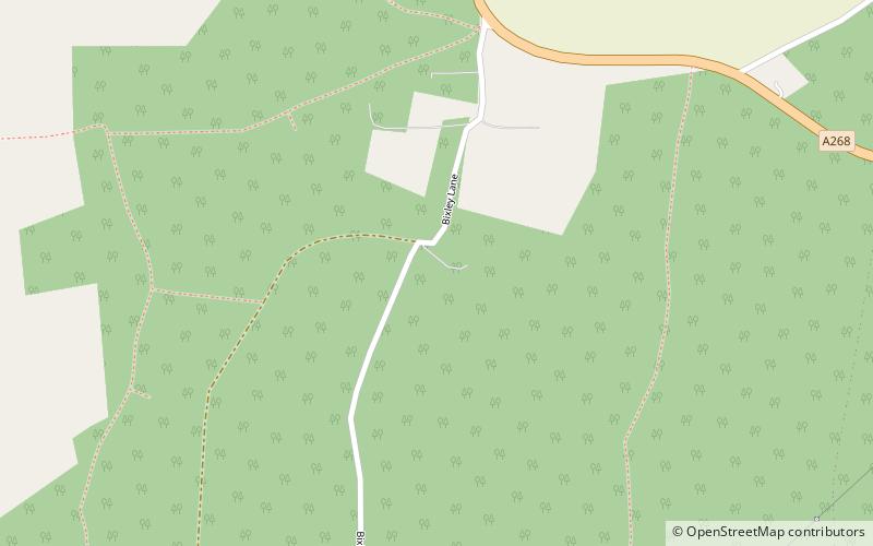 Flatropers Wood location map