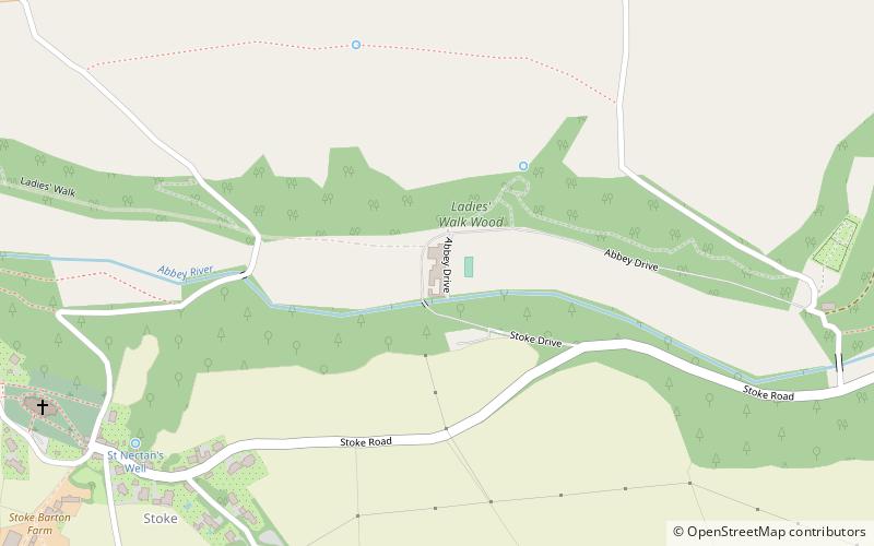 Hartland Abbey location map