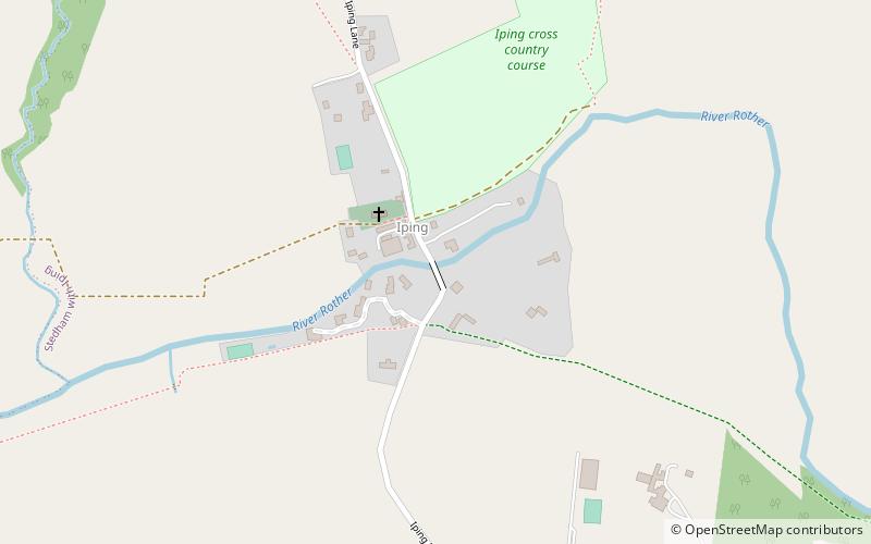 Iping Cross country location map