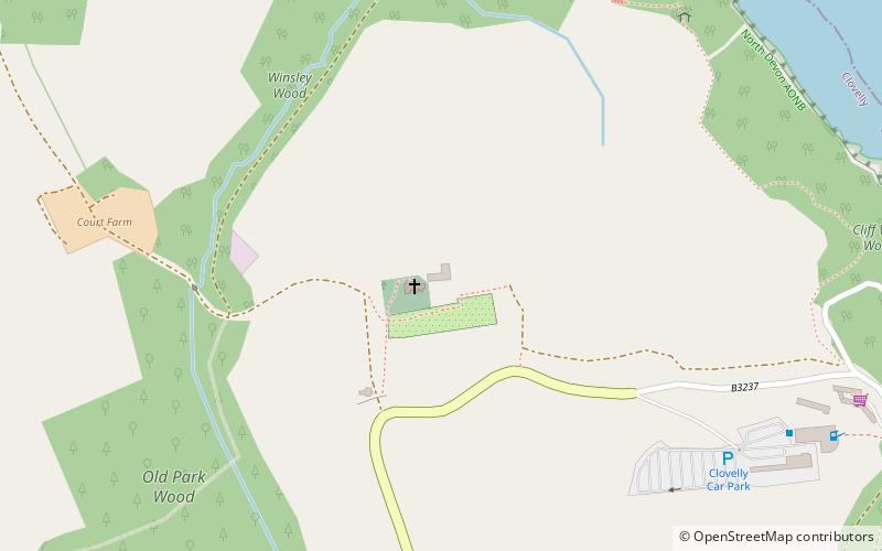 Clovelly Court location map