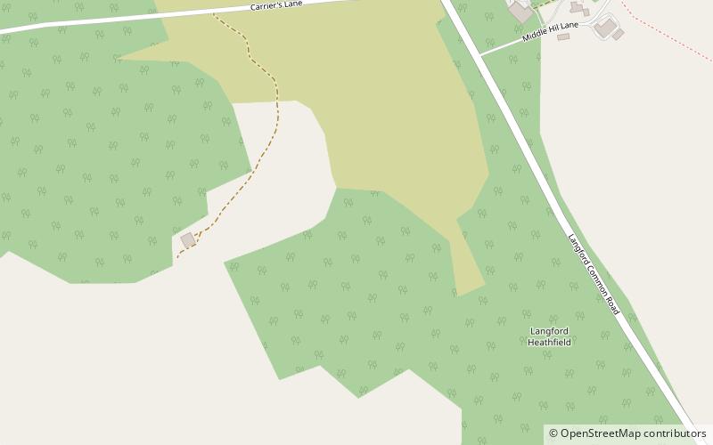 Langford Heathfield location map
