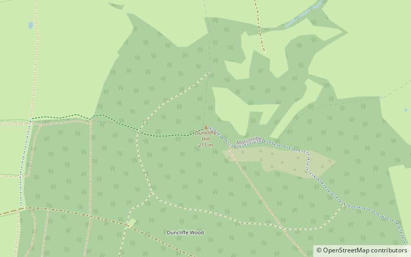 Duncliffe Hill location map