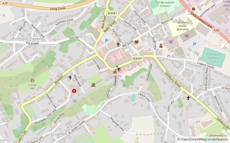 Shaftesbury Town Hall location map