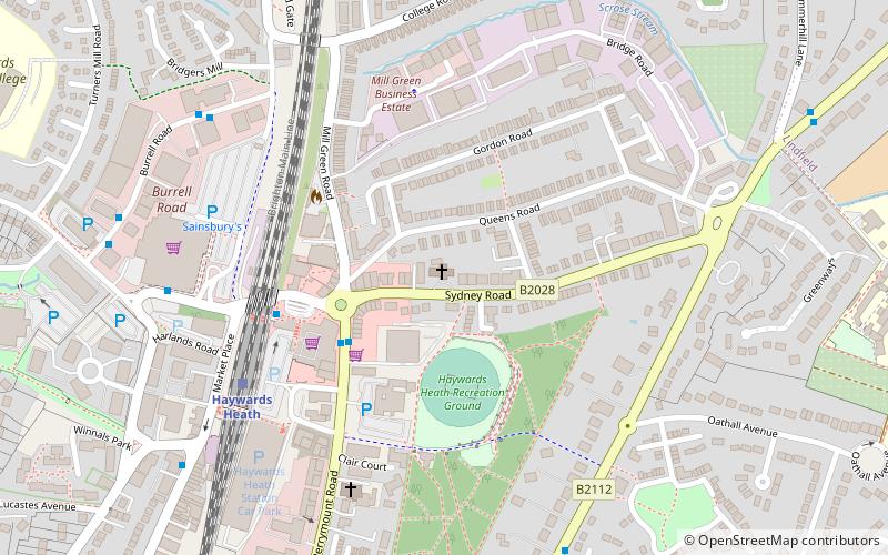 St Richard's Church location map